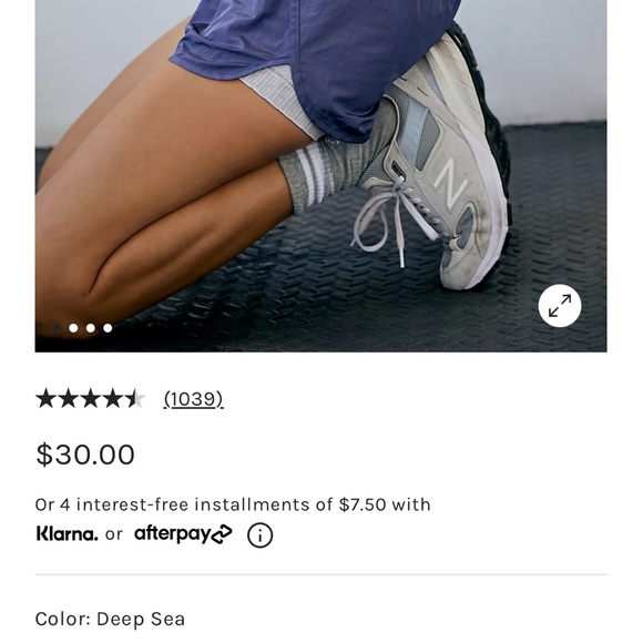 Pair of Free people movement. Way home shorts XS - Picture 6 of 6